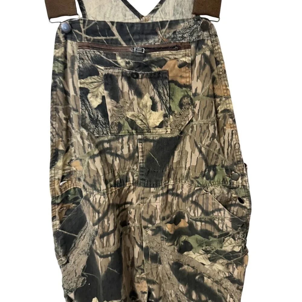 Commander Camo Hunting Bib Overalls Size 42 Regular Mossy Oak Style Camouflage